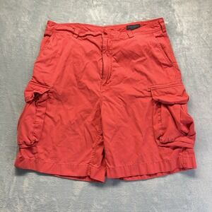 Daniel Cremieux Cargo Shorts‎ 38 Red 10" Distress